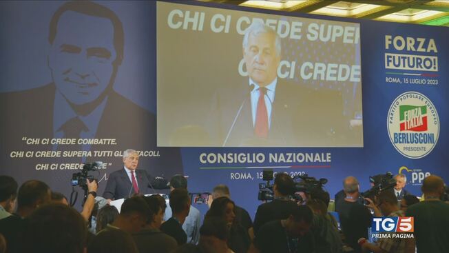 FI Tajani Segretario Nel Segno Di Berlusconi TG5 Video Mediaset