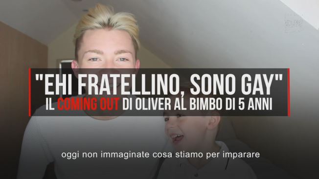 Sono Gay Il Coming Out Di Oliver Al Fratellino Di 5 Anni Tgcom24 Video Mediaset Infinity