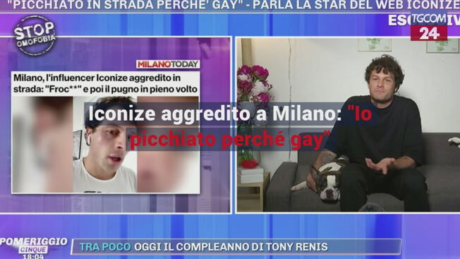 Iconize aggredito a Milano Io picchiato perché gay Tgcom24 Video
