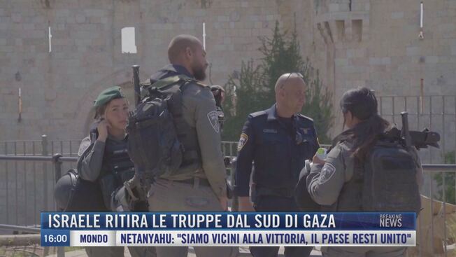 Breaking News Delle Israele Ritira Le Truppe Dal Sud Di Gaza