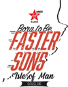 Born to be faster sons - Isle of Man logo
