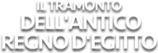 Il tramonto dell'antico regno d'Egitto logo