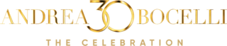 Andrea Bocelli 30 - The celebration logo