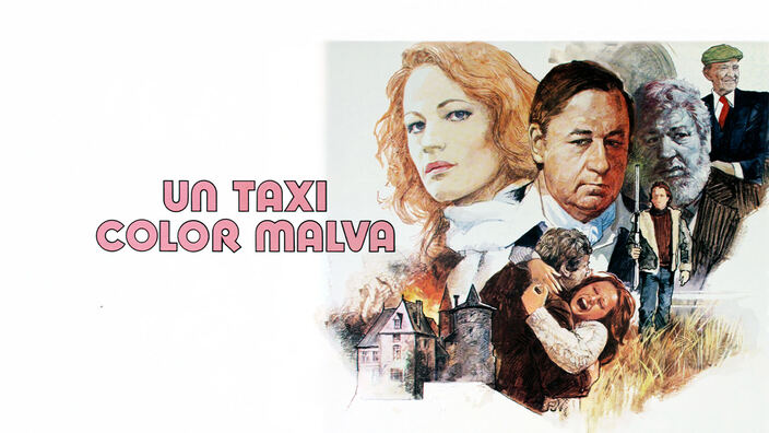 Un taxi color malva