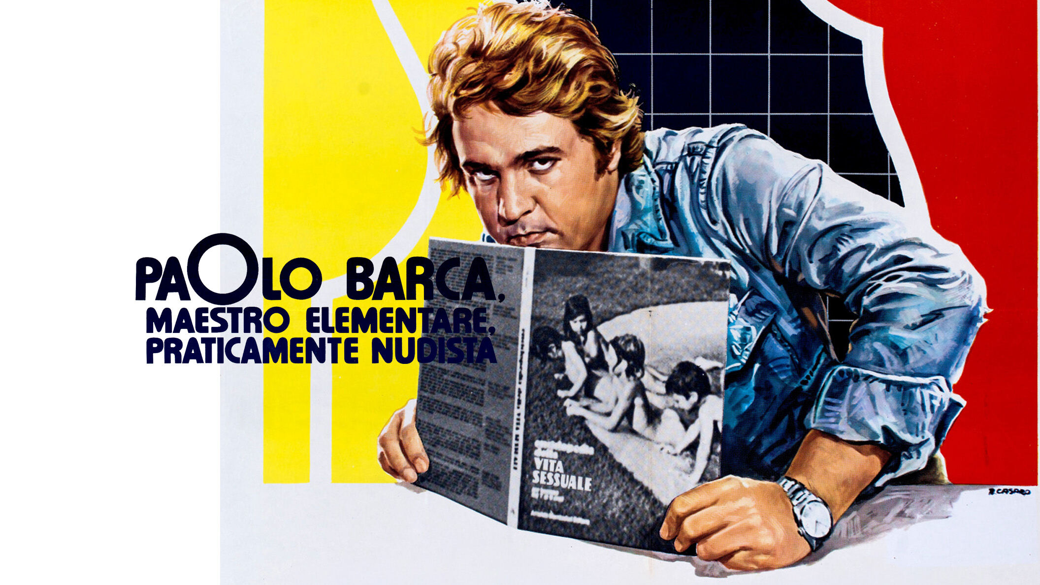 Paolo barca, maestro elementare, praticamente nudista