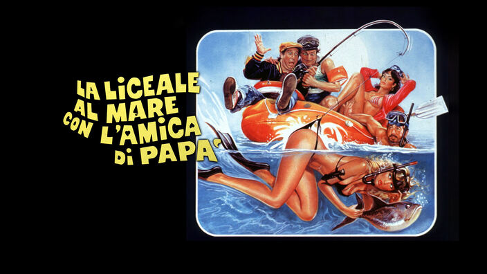 La liceale al mare con l'amica di papà
