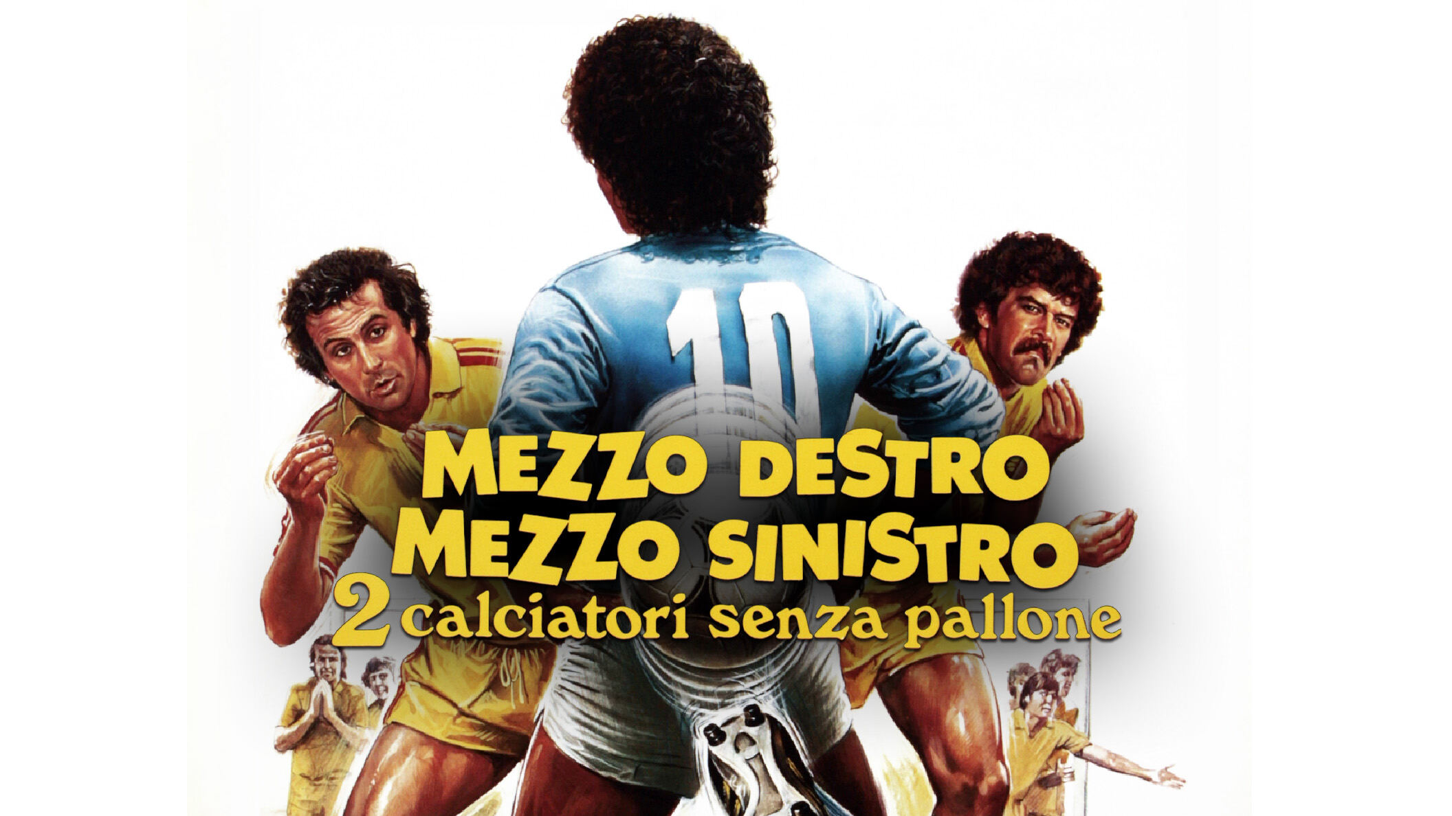 Mezzo destro e mezzo sinistro - 2 calciatori senza pallone