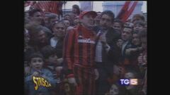 Festeggiamenti tifosi del Milan