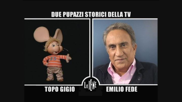 Wallpaper Intervista Topo Gigio Ed Emilio Fede Le Iene Video Mediaset Play For iPhone