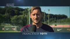 Gli auguri di Francesco Totti
