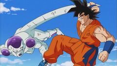 Il duello tra Freezer e Goku