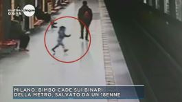 Milano: il bimbo caduto sui binari thumbnail