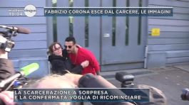 Fabrizio Corona esce dal carcere, le immagini thumbnail