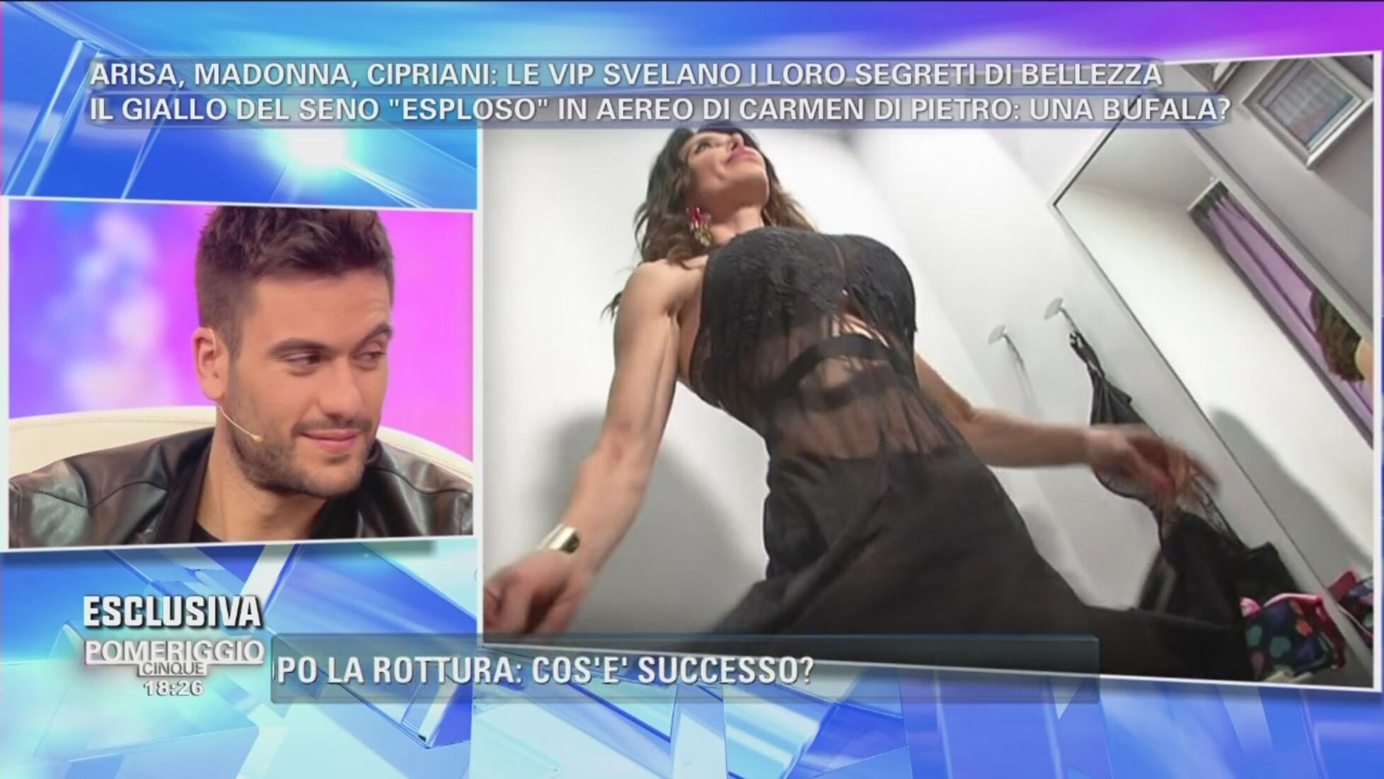 Pomeriggio Cinque: Carmen Di Pietro... sexy! Video | Mediaset Infinity