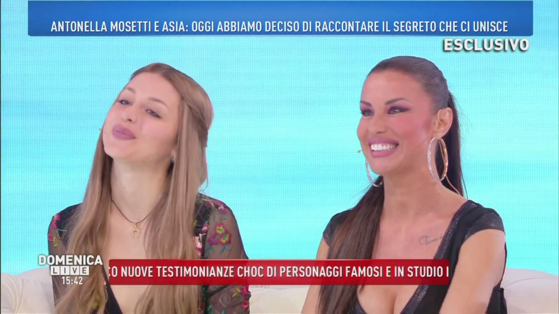 Antonella Mosetti e Asia Nuccetelli - Domenica Live Video | Mediaset  Infinity