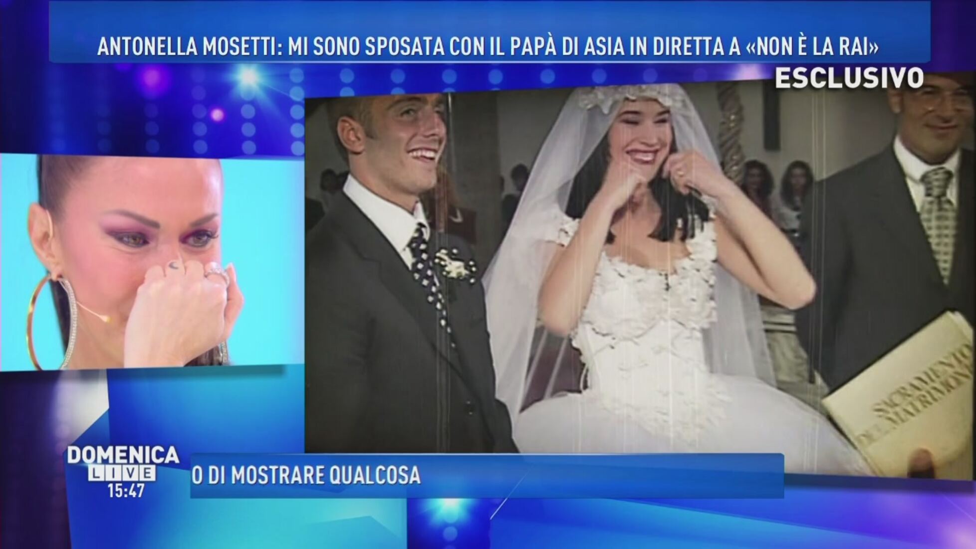 Il Matrimonio In Diretta Di Antonella Mosetti Domenica Live Video Mediaset Play