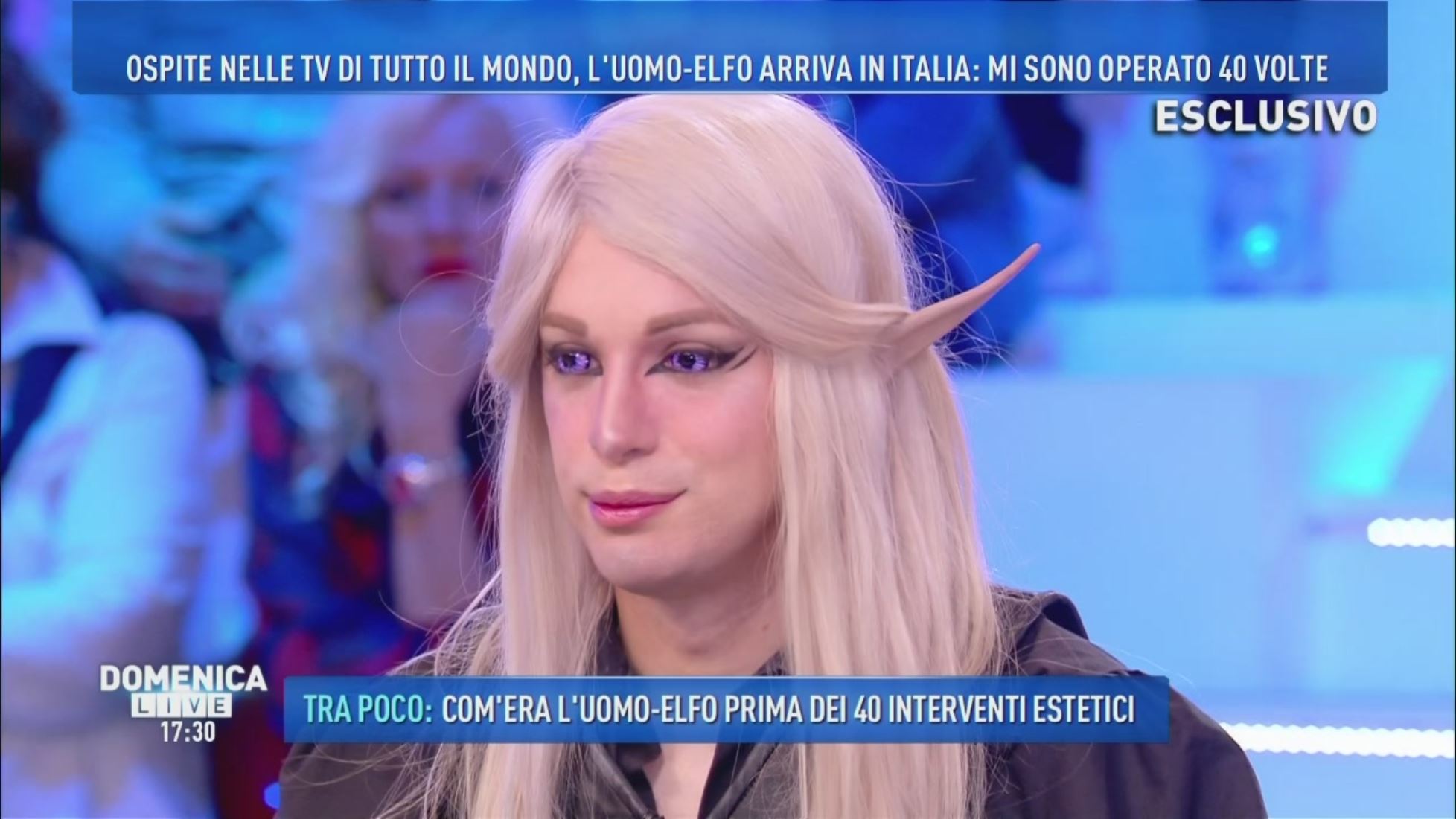 Luis Padron L Uomo Elfo Domenica Live Video Mediaset Play