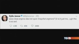 Kylie Jenner affossa Snapchat thumbnail