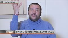 Matteo Salvini tra governo e voto