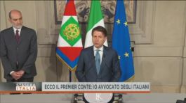 Il nuovo premier:"Io avvocato degli italiani" thumbnail