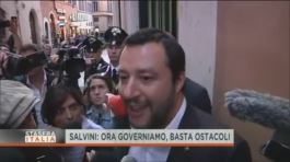Salvini: "Ora governiamo, basta ostacoli" thumbnail