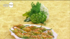Fiori di zucca ripieni con verdure