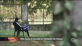 "Per colpa di Salvini più migranti in strada" thumbnail