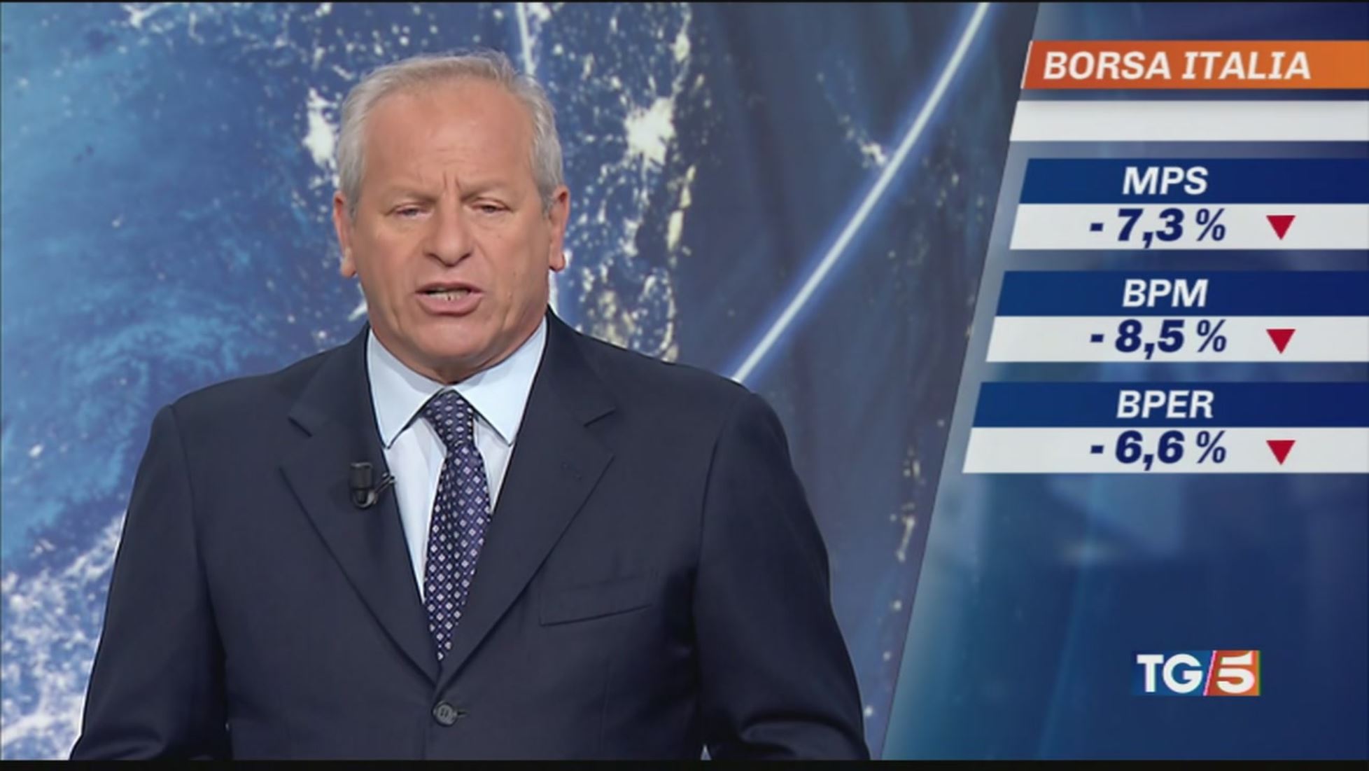 TG5 Mercati nervosi su lo spread borsa giu Video Mediaset Infinity