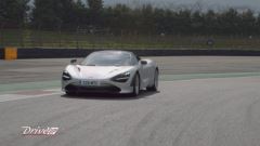 La McLaren alla prova della pista