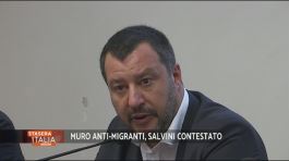 Muro anti-migranti, Salvini contestato thumbnail