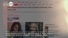 Eros Ramazzotti e il messaggio a miss Italia thumbnail