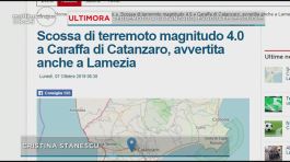 Ultimora: scossa di terremoto a Catanzaro thumbnail