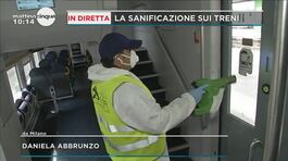 Fase Due, la sanificazione sui treni di Milano: "Viene effettuata ogni volta che un treno arriva in stazione" thumbnail