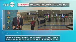 Coronavirus: in diretta dall'aeroporto di Fiumicino thumbnail