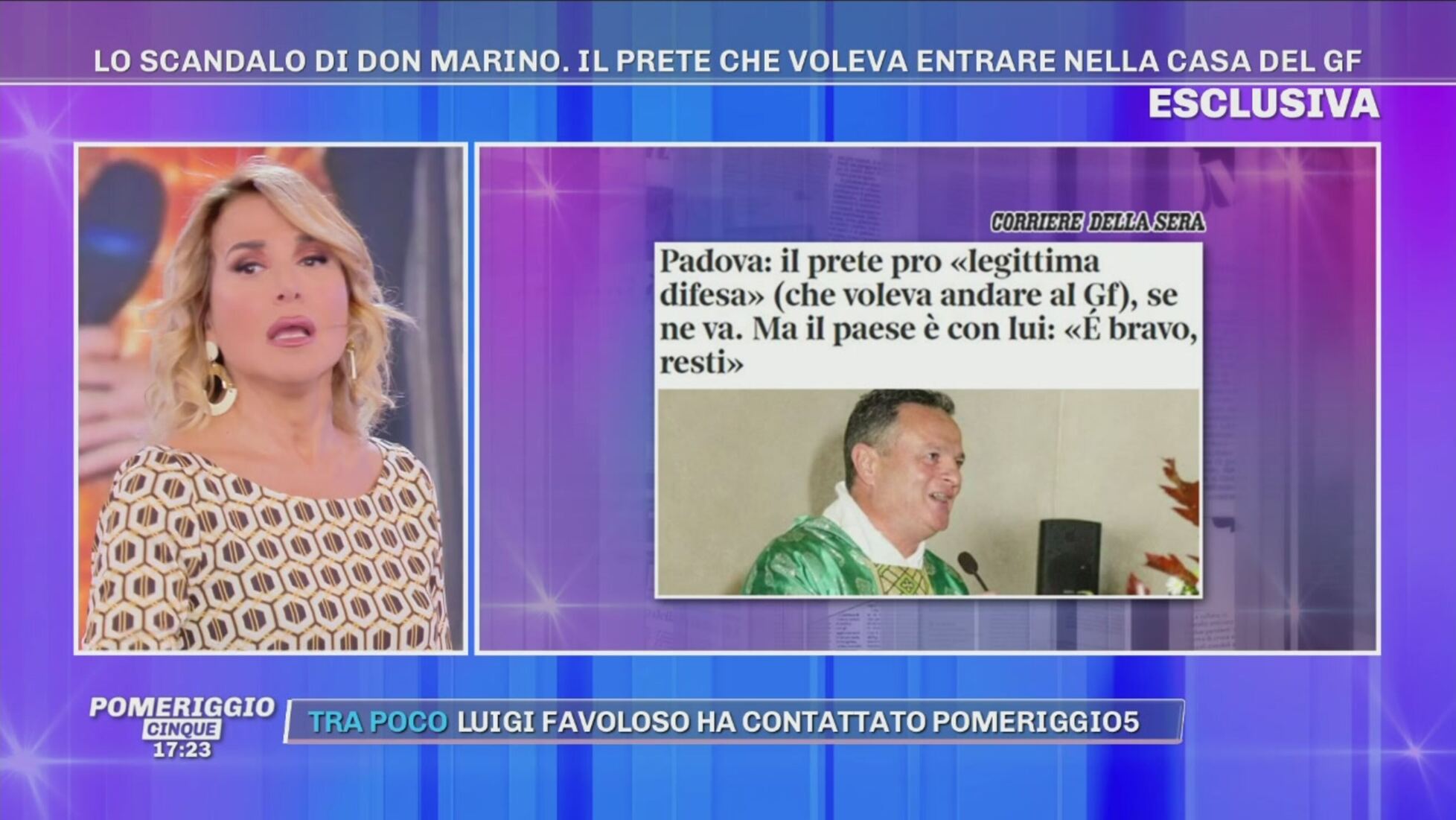 Pomeriggio Cinque: Lo scandalo di Don Marino: cacciato perchè non ha  rispettato il celibato Video | Mediaset Infinity