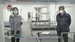 Procedono i lavori per l'ospedale da 500 posti letto nella Fiera di Milano thumbnail