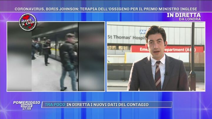 Coronavirus Gli Aggiornamenti Sulla Salute Di Boris Johnson Pomeriggio Cinque Video Mediaset Play