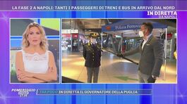 La Fase 2 a Napoli: tanti i passeggeri di treni e bus in arrivo dal nord thumbnail
