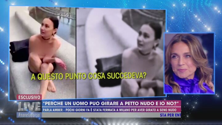 L Esperimento Sociale Nuda Ma Dipinta Live Non E La D Urso Video Mediaset Play