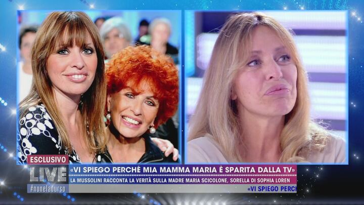 Alessandra Mussolini Vi Spiego Perche Mia Mamma Maria E Sparita Dalla Tv Live Non E La D Urso Video Mediaset Play
