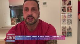 Fabrizio Corona parla a "Live" dopo la sentenza thumbnail