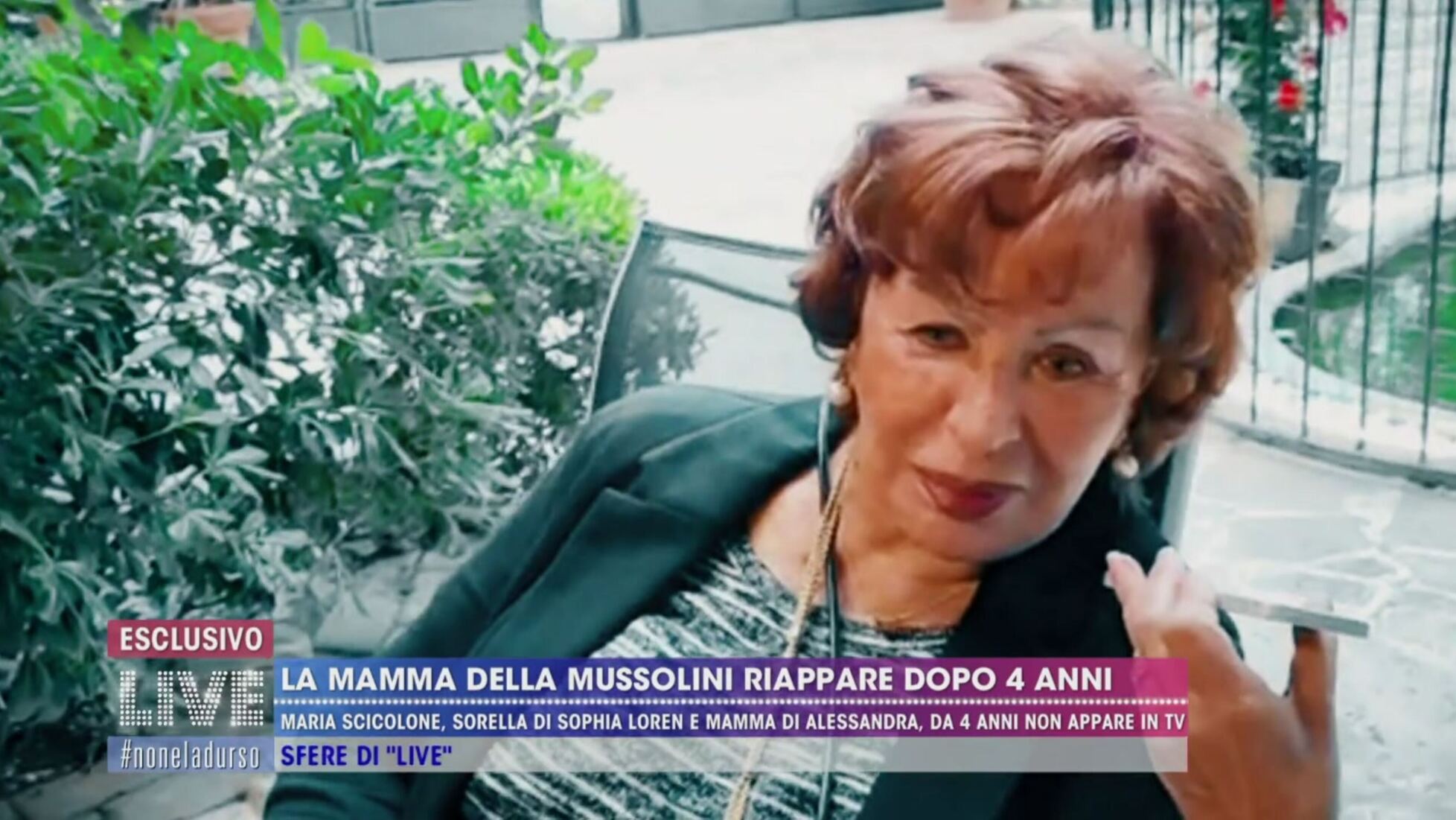 Le Immagini Esclusive Della Mamma Di Alessandra Mussolini Live Non E La D Urso Video Mediaset Play