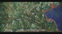 La Sala  delle Asse dipinta da Leonardo nel Castello sforzesco di MIlano