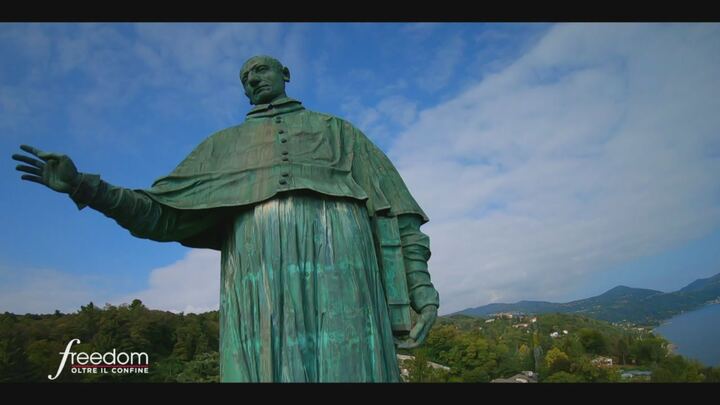 Il Colosso Di San Carlo Borromeo Ad Arona Piemonte Freedom Oltre Il Confine Video Mediaset Play
