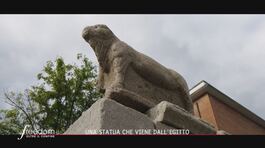 Benevento: una statua di granito rosso che viene dall'Egitto thumbnail