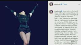 Madonna costretta a fermare il suo tour thumbnail