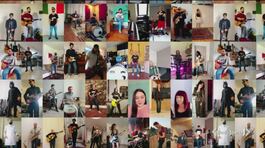 La super band di 1200 musicisti suona virtualmente per la solidarietà thumbnail