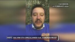 Coronavirus, Salvini ci specula? thumbnail