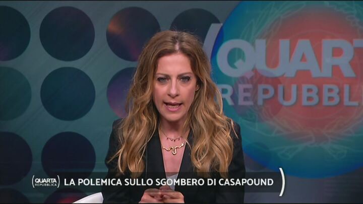 Francesca Fagnani Su Casapound Esiste Un Ricatto Se Ci Sara Uno Sgombero Quel Quadrante Di Citta Sara Messo A Ferro E Fuoco Per Giorni Quarta Repubblica Video Mediaset Play
