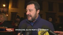 Salvini pronto al referendum su immigrazione thumbnail
